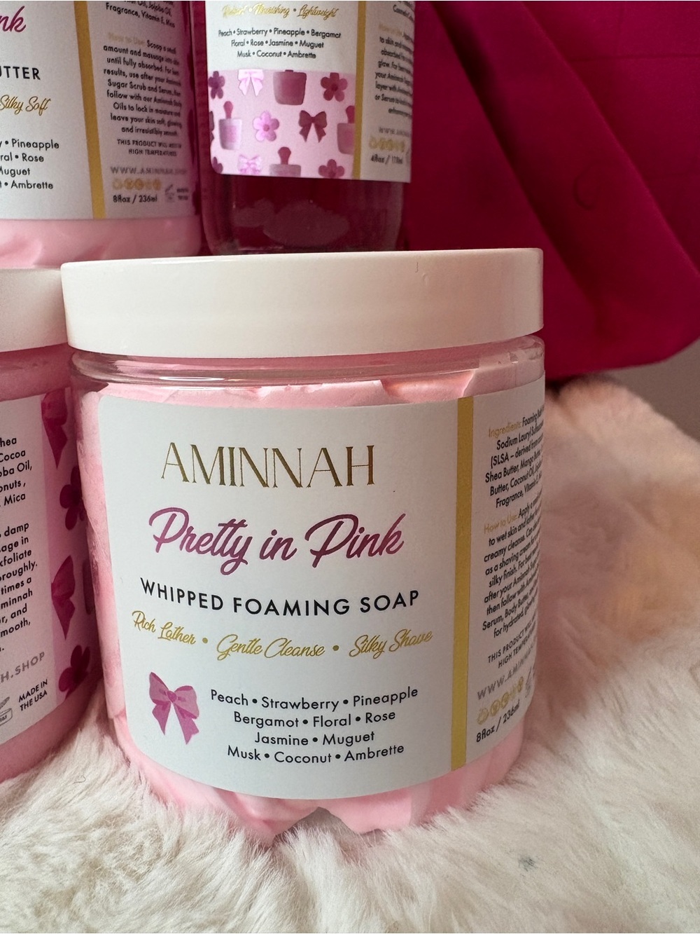 AMINNAH Pretty in Pink Set - Picture 3 of 5